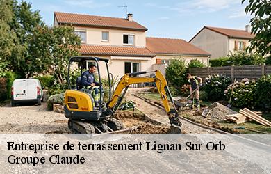 Entreprise de terrassement  34490
