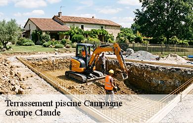 Terrassement piscine 34160