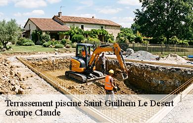 Terrassement piscine 34150